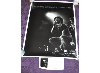 Bruce Springsteen And The E Street Band Lithograph The Bottom Line NYC  #366/500