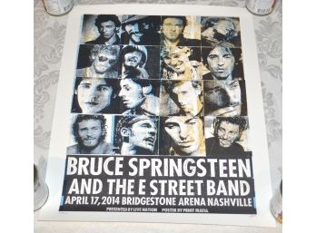 Bruce Springsteen And The E Street Band Bridgestone Arena Nashville Limited Edition Poster 160/270