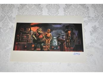 Star Wars Concept Art  Signed By Artist  Ralph McQuarrie #1