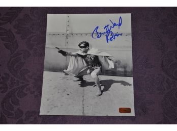 Burt Ward Autographed Batman Robin 8x10 Photograph With COA