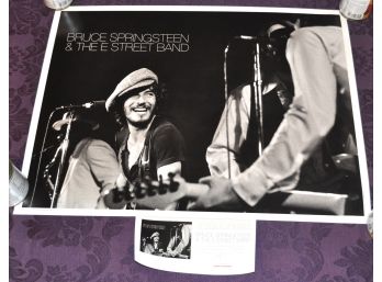 Bruce Springsteen And The E Street Band Lithograph The Bottom Line NYC  #418/500