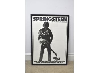 Bruce Springsteen Born To Run The Bottom Line Framed Poster