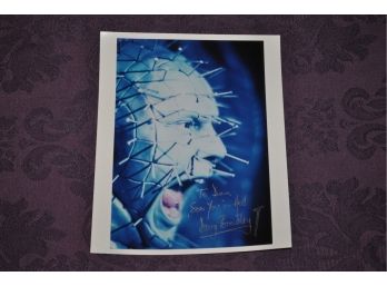 Doug Bradley Hellraiser Pinhead Autographed 8x10 Photo