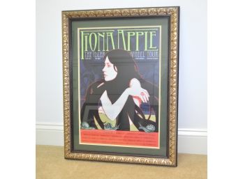 Framed Fiona Apple The Idler Wheel Tour Poster