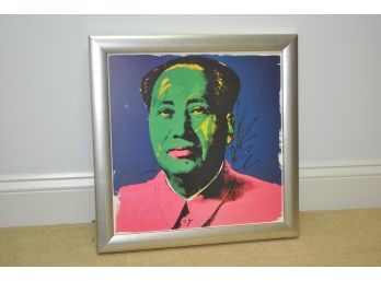 Andy Warhol Framed Mao Print