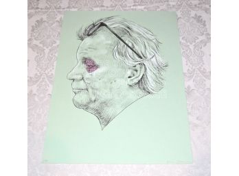 Bill Murray 'Bad Dads ' By Oliver Barrett 'I Hope The Roof Flies Off And I Get Sucked Up Into Space' Signed And Numbered 7/80