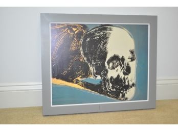 Andy Warhol Skull Framed Print