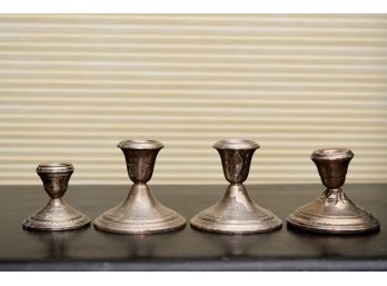 4 Sterling Weighted Candlesticks