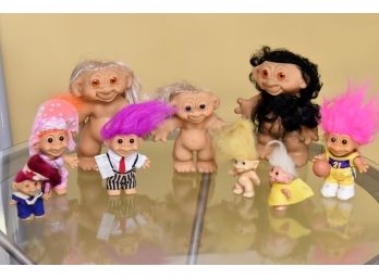 Collection Of Vintage Troll Dolls