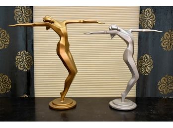 Modern Faceless Dancer Figurine Statues