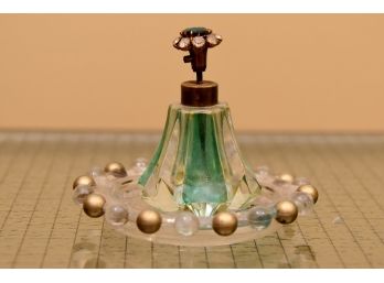 Vintage Perfume Bottle With Under Dish