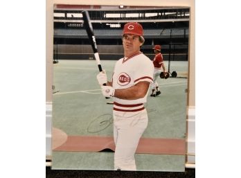 Pete Rose Signed Photo 8 X 10