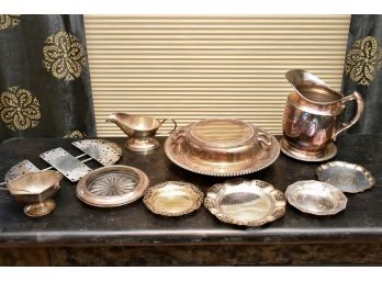 Assorted Grouping Of Silverplate