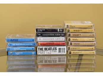 Collection Of Vintage Beatles Cassette Tapes