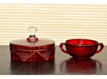 Cherry Red Glass Collection