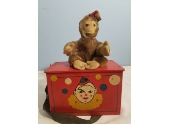 Vintage Monkey Jack-in-the-Box