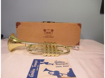 Vintage 1950's Toy Trumpet By Emenee Musical Toys