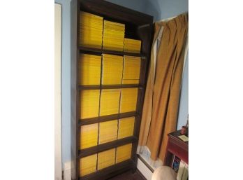 Huge Collection Of National Geographic Magazines And Book Shelf