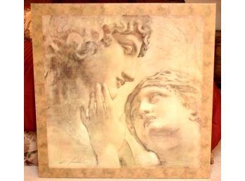 Greek Goddess Lacquer Art  45 X 45