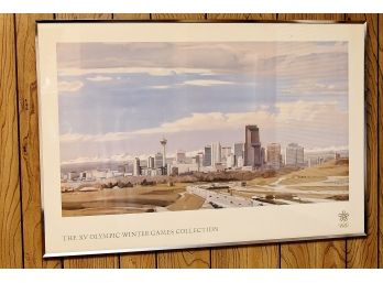 Calgary Winter Olympics Limited Edition Framed Poster
