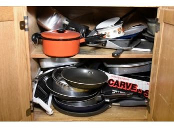 Right Lower Cabinet With Pots And Pans
