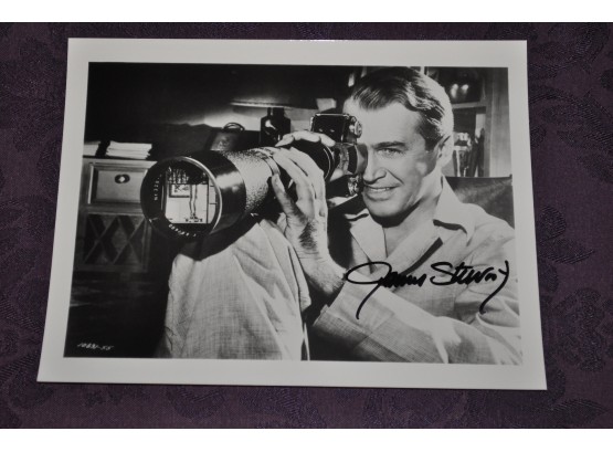 James Stewart 'Rear Window' Autographed 8x10 Photo With COA