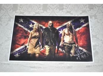 The Devil's Rejects Signed Poster Sheri Moon Zombie, Bill Moseley And Sid Haig