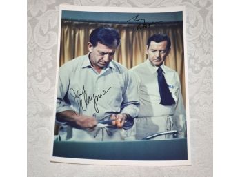 Jack Klugman And Tony Randall 'The Odd Couple' TV Show  Signed 8x10 Photograph With COA