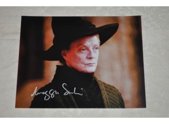 Maggie Smith Harry Potter Signed 8x10 Photograph With COA