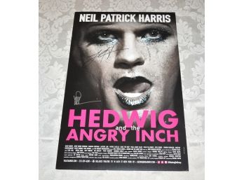 Hedwig And The Angry Inch Broadway Signed Poster By Neil Patrick Harris And Lena Hall