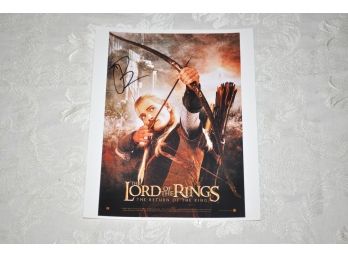 Orlando Bloom 'The Lord Of The Rings' Signed 8x10 Photograph With COA