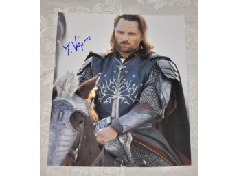 Viggo Mortensen 'The Lord Of The Rings' Signed 8x10 Photograph With COA
