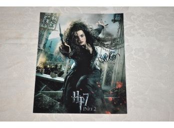 Helena Bonham Carter Harry Potter Signed 8x10 Photograph With COA