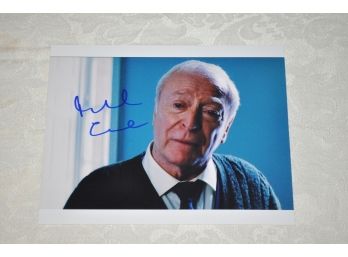 Michael Caine 'The Dark Knight Trilogy' Signed 8x10 Photograph With COA