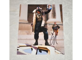 Tom Hardy 'The Dark Knight Rises' Signed 8x10 Photograph With COA