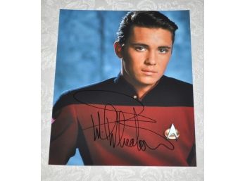 Wil Wheaton 'Star Trek' Signed 8x10 Photograph