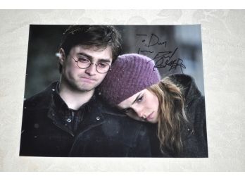 Daniel Radcliffe Harry Potter Signed 8x10 Photograph