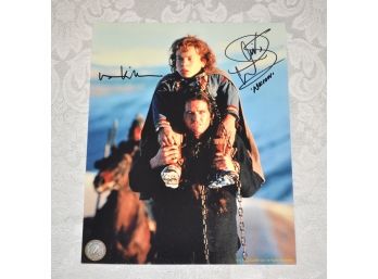 Val Kilmer And Warwick Davis  'Willow' Signed 8x10 Photograph With COA