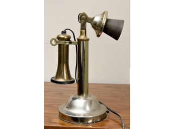 Brass Antique Phone Light