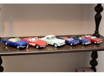 Collection Of 6 Muscle Cars Including Thunderbird And Mustang