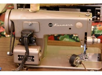 Sears Kenmore Sewing Machine And Table
