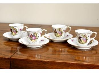 Antique Demitasse Cups And Saucers