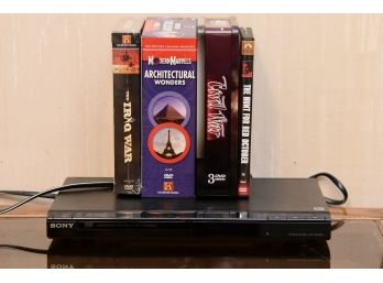 DVD Player With Assorted DVD's