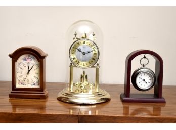 Trio Of Mantle Clocks