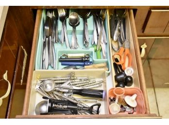 Left Kitchen Drawer By Sink With Flatware