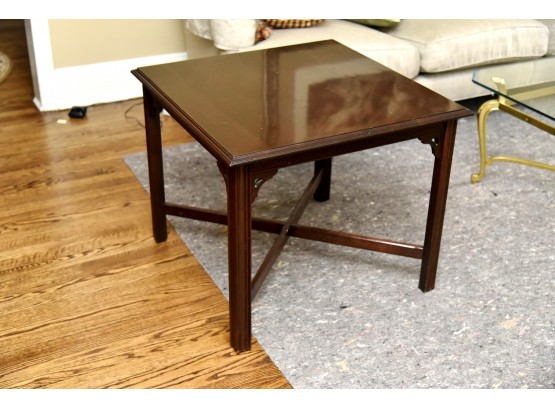 Cherry Side Table 28 X 28 X 23