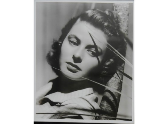 Ingrid Bergman Framed And Matted Black And White Picture 22 X 24