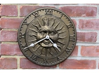 Outdoor Brass Sundial Clock