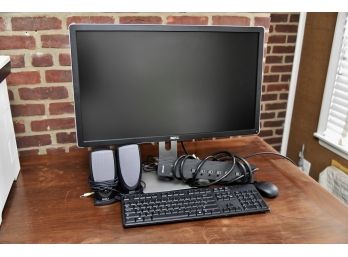 Dell Monitor With Computer Accessories