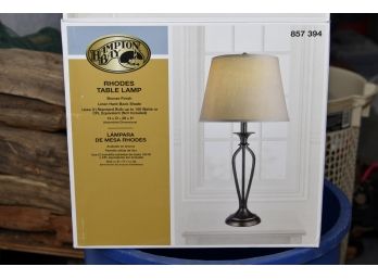 New In Box Hunter Table Lamp